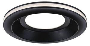 Paulmann LED podhledové svítidlo Sormus, černé, Ø 10 cm, IP65, sada 3 ks, Černá, Koupelna, Plast, Moderní, Podhledové stropní svítidlo