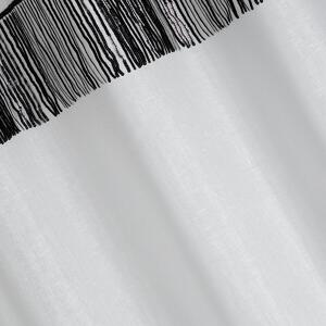 Bílá záclona na kroužcích JASPER 140x250 cm