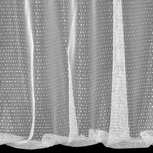 Bílá záclona na kroužcích KATRIANA 300x250 cm