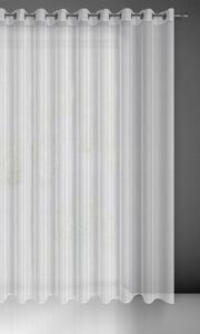 Bílá záclona na kroužcích LOARA 300x250 cm