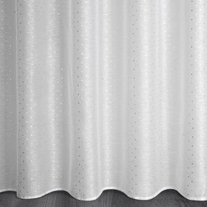 Bílá záclona na pásce SIBEL 140x270 cm