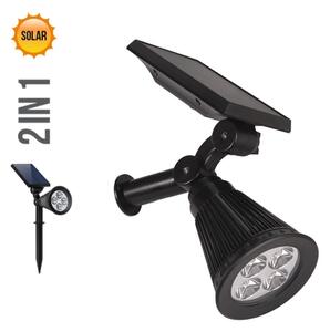 Prezent 65286 - LED Solární svítidlo 2v1 LION LED/2W/3,7V IP44 2220 mAh