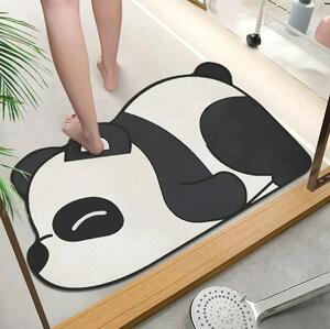 Rychleschnoucí koupelnová podložka - panda