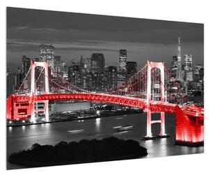 Moderní obraz mostu (90x60 cm)