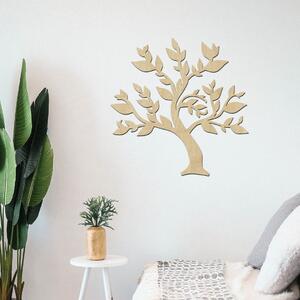Dřevo života | Dřevěný strom na zeď JARO | Barva: Bílá | Rozměry (cm): 60x60