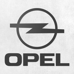 DUBLEZ | Dřevěné logo auta na stěnu - Opel | Obraz