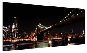 Obraz Brooklynského mostu (100x40 cm)