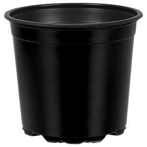 Květinový květináč 200 pcs Černá Ø 15 x 13 cm Plast