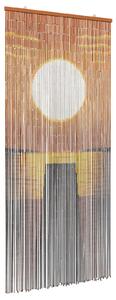 Dveřní záclona proti hmyzu vícebarevná 200 x 90 cm Bambus