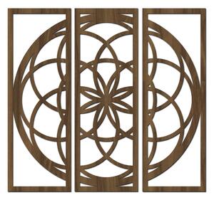 Dřevo života | Dřevěná mandala - VZDUCH | Barva: Bílá | Rozměry (cm): 70x65