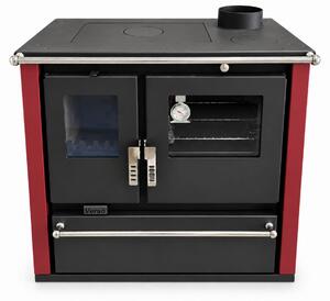 Verso CS Plus Bordo 7,7 kW | Krbová kamna EEK A+ s troubou a varnou deskou
