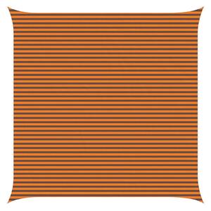 Sluneční plachta Oranžová a hnědá 6 x 6 m 100% polyester Oxford