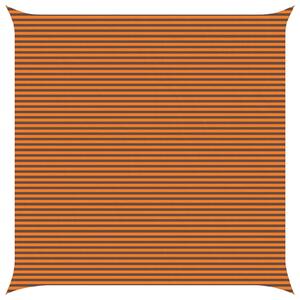 Sluneční plachta Oranžová a hnědá 7 x 7 m 100% polyester Oxford