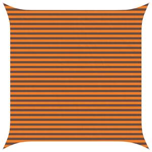 Sluneční plachta Oranžová a hnědá 4 x 4 m 100% polyester Oxford