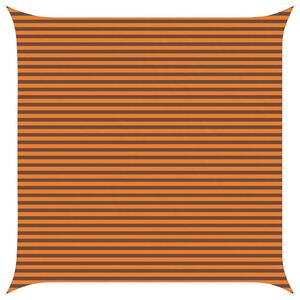 Sluneční plachta Oranžová a hnědá 5 x 5 m 100% polyester Oxford