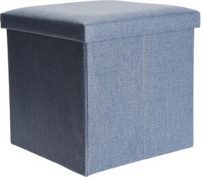 Storage Solutions Taburet s uložným boxem, 38 x 38 cm Barva: Modrá