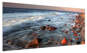 Obraz mořské pláže (100x40 cm)