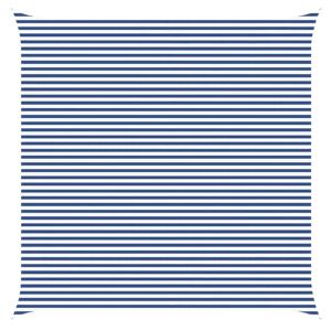 Sluneční plachta Modrá a bílá 6 x 6 m 100% polyester Oxford