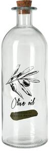Excellent Houseware Skleněná láhev s korkovým víkem, 500 ml Barva: Olive tree