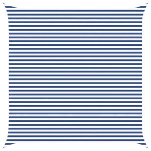 Sluneční plachta Modrá a bílá 5 x 5 m 100% polyester Oxford