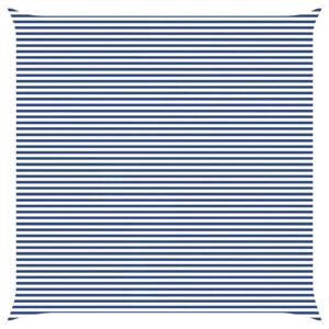 Sluneční plachta Modrá a bílá 7 x 7 m 100% polyester Oxford