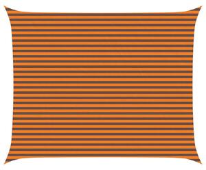 Sluneční plachta Oranžová a hnědá 5 x 4 m 100% polyester Oxford