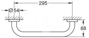 Grohe Essentials Vanové madlo, kartáčovaný Warm Sunset 40421DL1