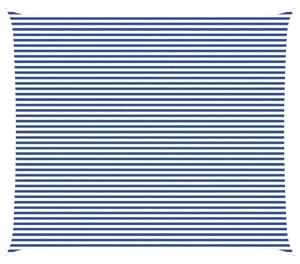 Sluneční plachta Modrá a bílá 7 x 6 m 100% polyester Oxford
