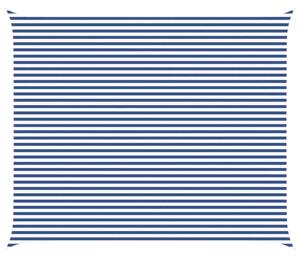 Sluneční plachta Modrá a bílá 6 x 5 m 100% polyester Oxford