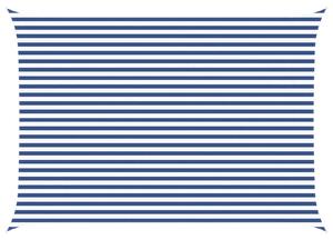Sluneční plachta Modrá a bílá 5 × 3,5 m 100% polyester Oxford
