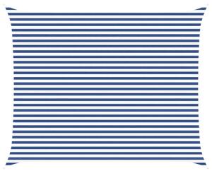 Sluneční plachta Modrá a bílá 5 x 4 m 100% polyester Oxford