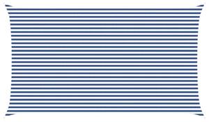 Sluneční plachta Modrá a bílá 7 x 4 m 100% polyester Oxford