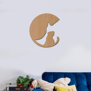 Dřevo života | Dřevěný obraz s motivem kočky | Rozměry (cm): 20 | Barva: Javor