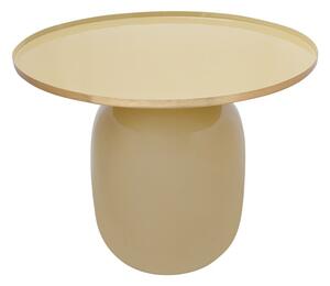 Kayoom Odkládací stolek Art Deco 525 Světle khaki / Zlatá