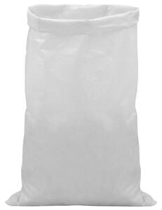 Tkané pytle 50 pcs Bílá 65 x 105 cm PP