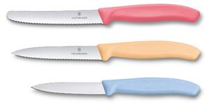 VICTORINOX Sada 3 ks kuchyňských nožů Swiss Classic mix barev - červená, oranžová, modrá