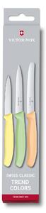 VICTORINOX Sada 3 ks kuchyňských nožů Swiss Classic mix barev - oranžová, zelená, žlutá