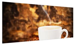 Obraz šálku kávy (100x40 cm)