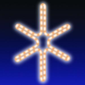 DecoLight SM-800005 Vánoční LED vločka HIGH PROFI teplá bílá