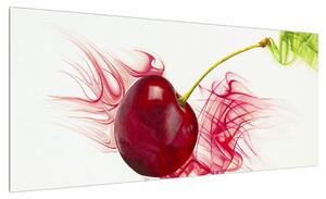 Obraz plodu třešně (100x40 cm)