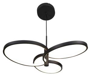 LED Lustr na lanku RIBBON LED/25W/230V 4000K černá