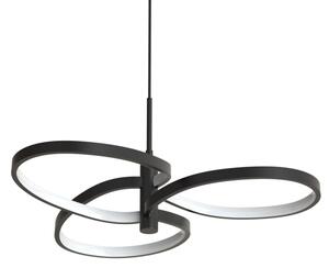 LED Lustr na lanku RIBBON LED/25W/230V 4000K černá