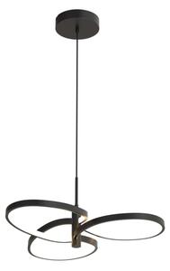 LED Lustr na lanku RIBBON LED/25W/230V 4000K černá