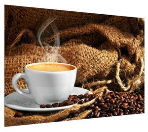 Obraz šálku kávy (100x70 cm)