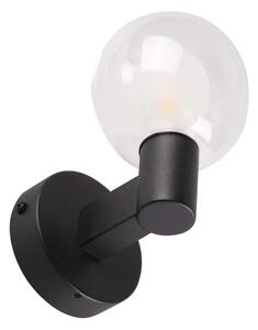 Koupelnové nástěnné svítidlo POLA 1xG9/5W/230V IP44 černá/čirá