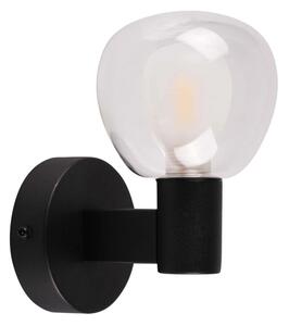 Koupelnové nástěnné svítidlo POLA 1xG9/5W/230V IP44 černá/čirá