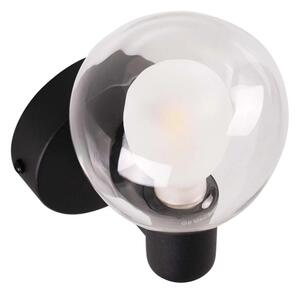Koupelnové nástěnné svítidlo POLA 1xG9/5W/230V IP44 černá/čirá