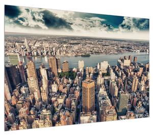 Panoramatický obraz na velkoměsto (100x70 cm)