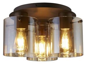 Searchlight 88911-3MO Stropní lustr SWEDEN jantarové sklo