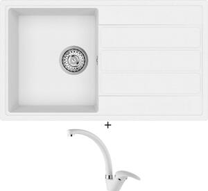 SET Aquastone LAGO 40 bílá + Aquastone AQ 2861 bílá